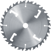 HW Vielblatt-Kreissägeblatt, ø 400x5.4/3.4x30(-105)mm, Z28F, SDB