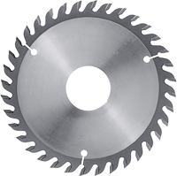HW Vorritz Kreissägeblatt einteilig - konisch "Super Plus", ø 200x4.4-5.6/3.2x65mm, Z36 W kon., NL 2/10/100+2/9/110, Biesse / Selco