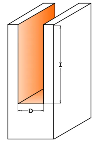 HW Nutfräser Z2 l.A., D=10mm, NL=31.7mm, GL=74mm, S=12mm
