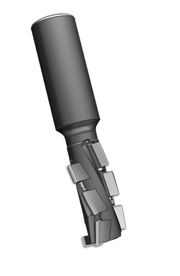 DP Schaftfräser Z2 - blackline - DFA 905, D=20mm, L2=43mm, L1=115mm, S=25mm, Z2+1, li