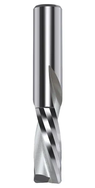 VHM Oberfräser negativ Z2, D=8mm, NL=32mm, GL=80mm, S=8mm, RL