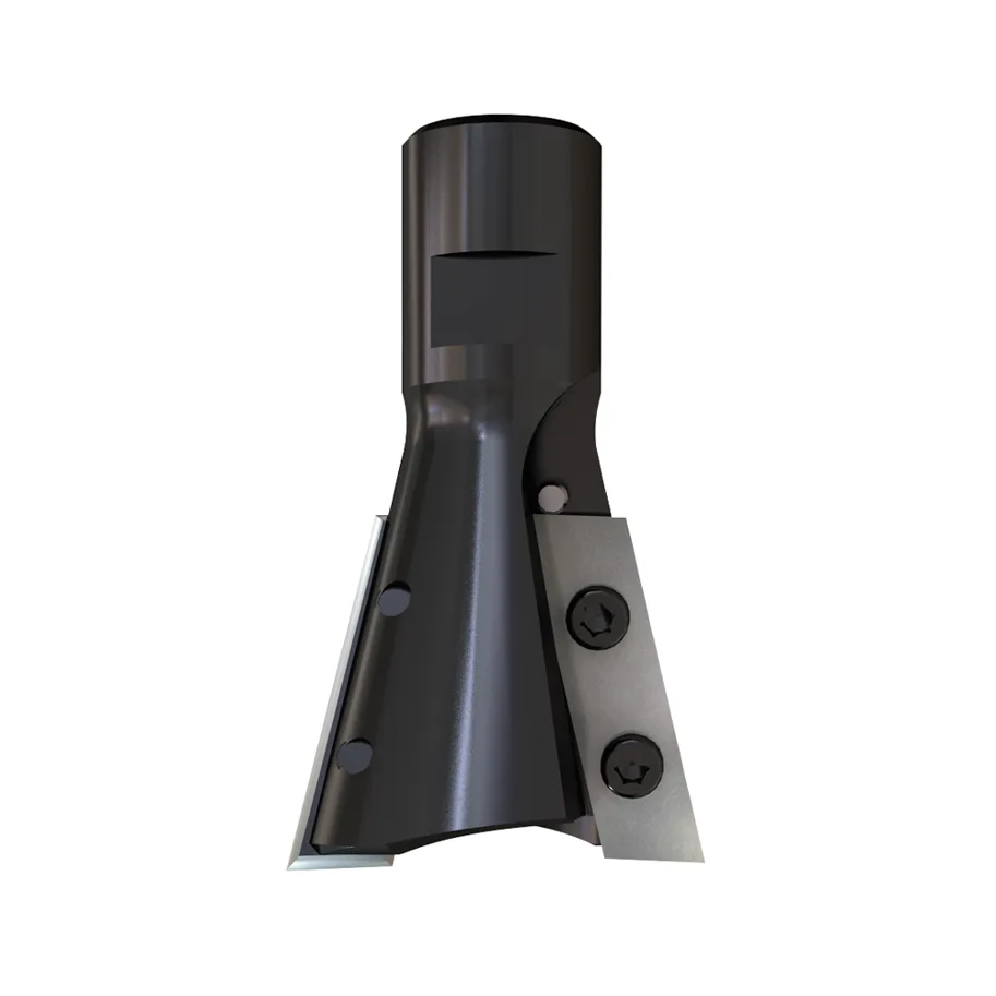 WPL Zinkenfräser 15°, Z2, D=39.5mm, NL=31.5mm, GL=65.5mm, S=M12x1mm