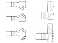 DP Abrund/Fase/Fügefräser "Konstantin®", D=113.2mm, ND=100mm, BO=30mm, Z2, R, FA=3, R6