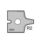 HW Profilmesser R2 zu WPL Abrund/Fase/Fügefräsersatz (C292)