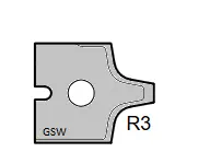 HW Profilmesser R3 zu WPL Abrund/Fase/Fügefräsersatz (C292)