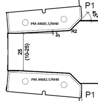 HW Profilmesser P1 zu WPL Doppelabplattfräser CNC (C210-2)