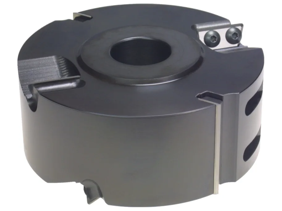 WPL Füge- und Falzfräser mit Positiv-Vorschneider, D=125mm, SB=52.5mm, FT=26mm, BO=30mm, Z2, V2+2, R