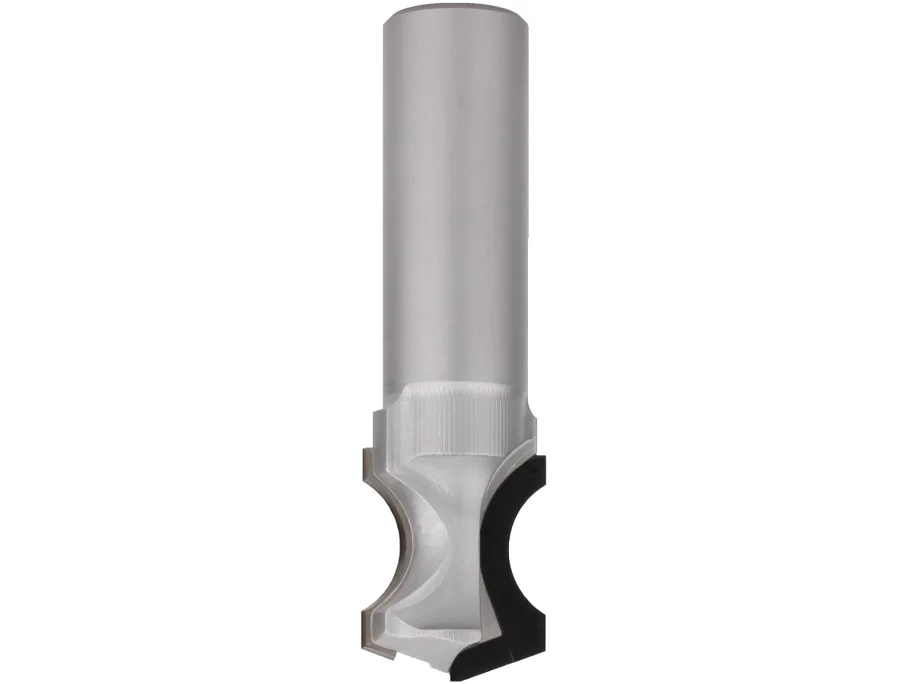 DP Füge/Radius Bohrschaftfräser für HPL Z2, D=25mm, ND=15mm, GL=90mm, HD=16mm, S=20mm, R