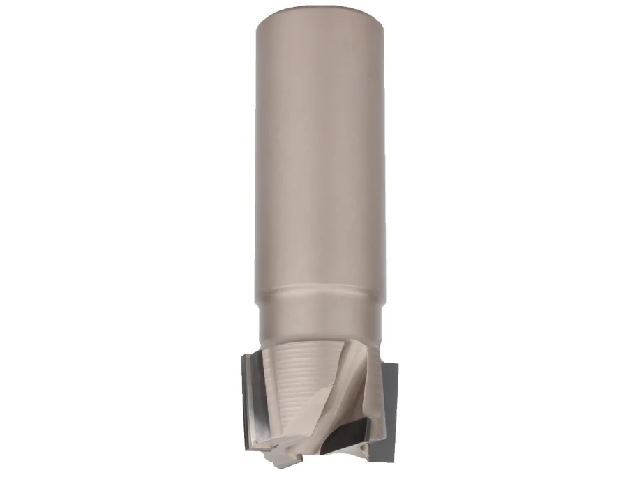 DP Nut/Falzschaftfräser für HPL Z2+2, D=25mm, NL=19mm, GL=85mm, S=25mm, R