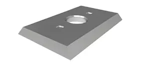 HW Wendeplatte 4.6x12x2.5mm