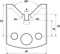 SP Profilmesser, 40mm, Nr. 072