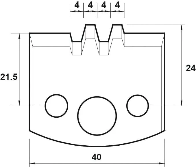 SP Profilmesser, 40mm, Nr. 075