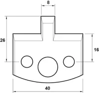 SP Profilmesser, 40mm, Nr. 094