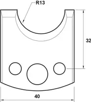 SP Profilmesser, 40mm, Nr. 119
