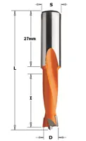 HW Dübelbohrer, D=14mm, NL=27mm, GL=57.5mm, S=10x27mm, L