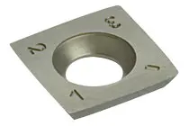 HW Wendeplatte 14x14x2mm, 4-seitig