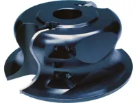 WPL Handlauffräser, D=142mm, ND=100mm, SB=60mm, BO=30mm, Z=2, R, Aluminium