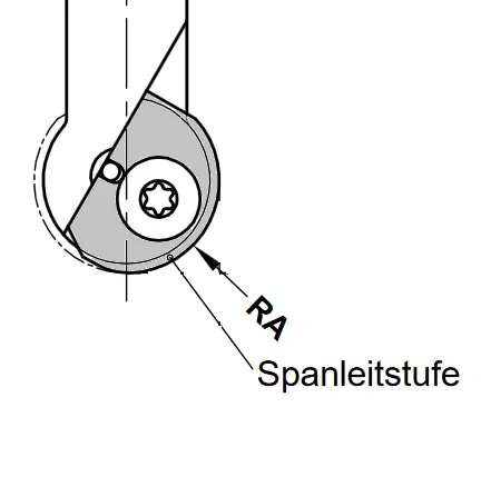 HW Profilmesser R10 zu WPL Kugelschaftfräser (C834)