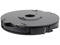 WPL Falzfräser 2-teilig, wechselseitig ziehender Schnitt, D=180mm, SB=26.4-40mm, FT=55mm, BO=30mm, Z4, V4