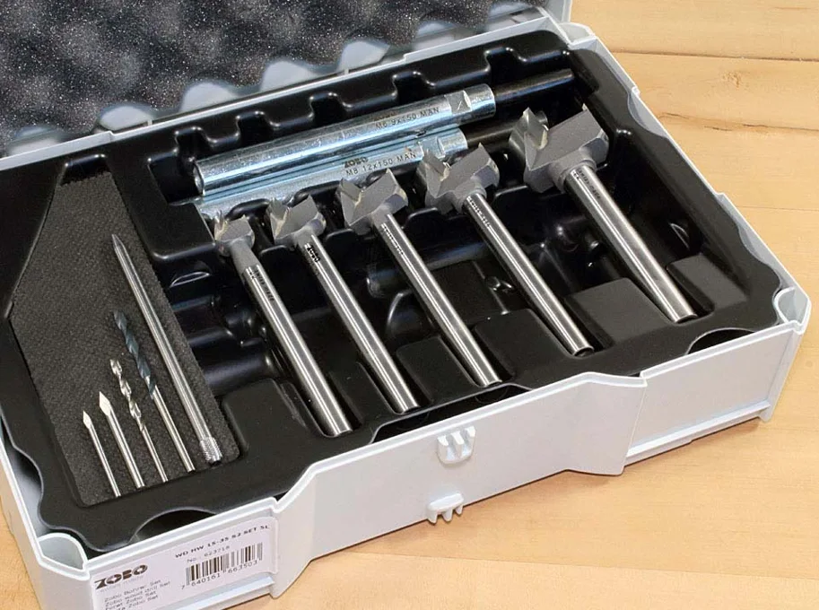 HW Bohrer Set ZOBO 2, D=15-35mm, S=9mm, mit Verlängerungen