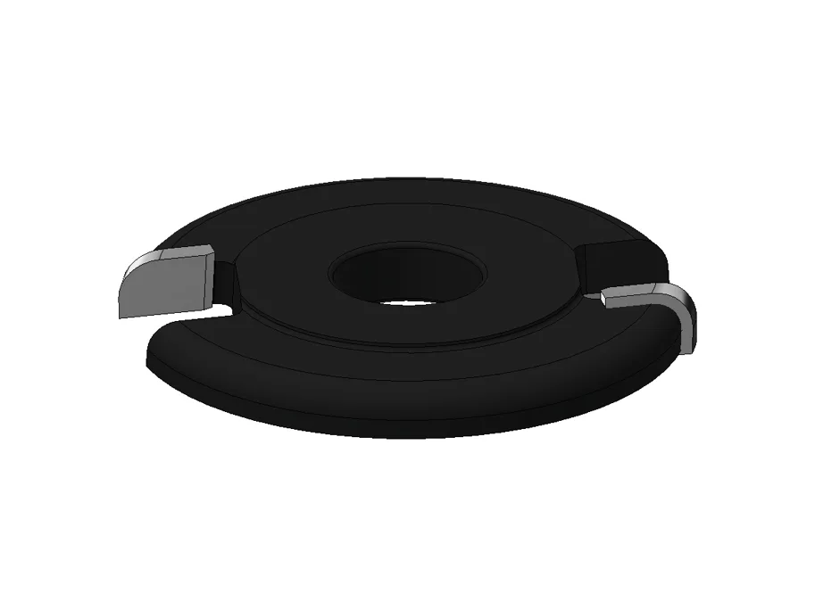 HW Hohlkehlfräser "R20", D=140mm, SB=25mm, BO=30mm, RA=20mm