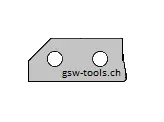 HW Vorschneider unten, 26x12x2mm