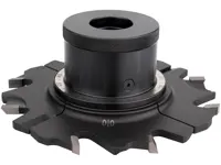 HW Verstellnuter mit Gewindebuchse, D=160mm, SB=4-7.5mm, NT=30mm, BO=30mm Z=2+2, V=2+2, R