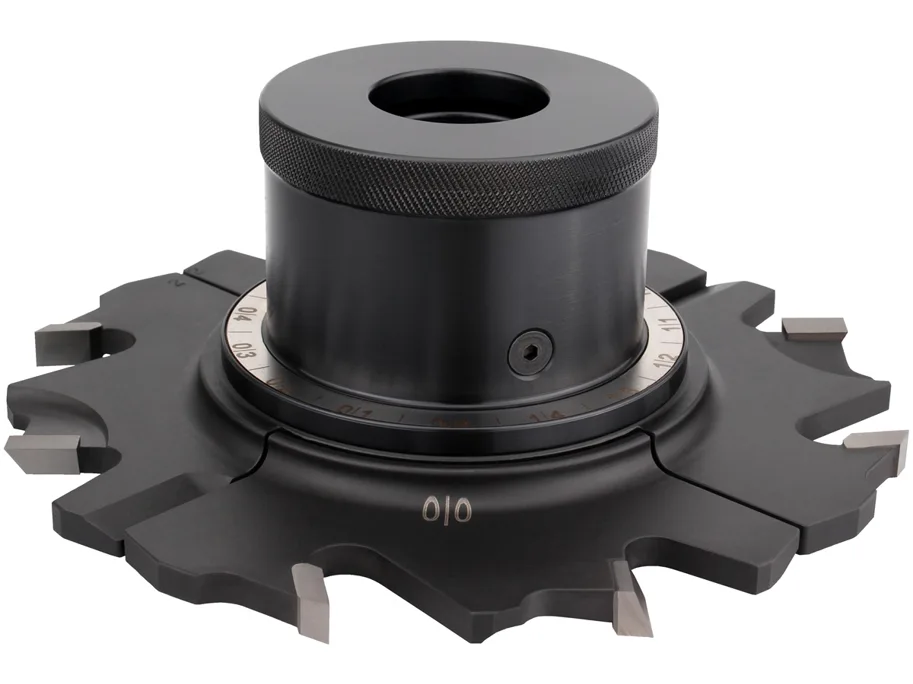 HW Verstellnuter mit Gewindebuchse, D=160mm, SB=7.0-14.5mm, NT=30mm, BO=30mm Z=2+2, V=2+2, R