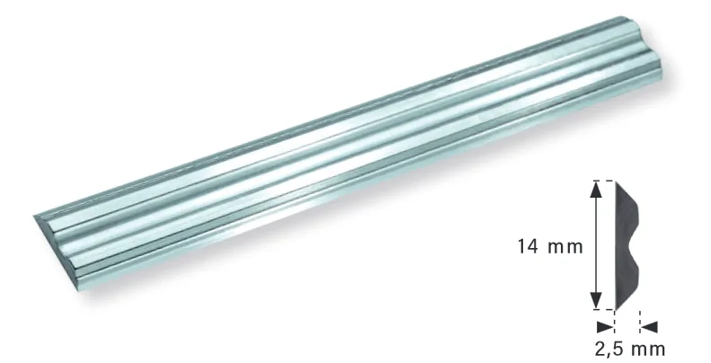 HS Wendehobelmesser System Terminus, 420x14x2.55mm