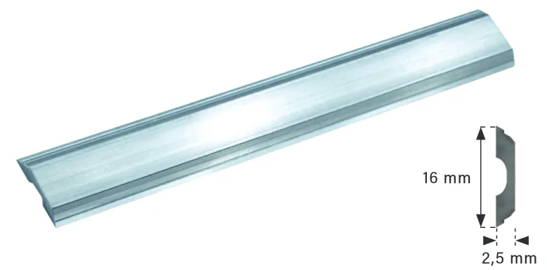 HS Wendehobelmesser System Sinus, 120x16x2.5mm