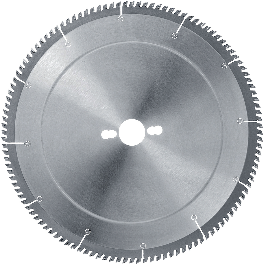 HW Profil- und Furnier-Kreissägeblatt, ø 250x2.2/1.6x30mm, Z100 W, CNL, Soundstar - Geräuschreduziert