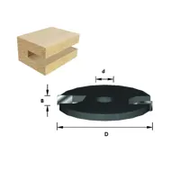 HW Nutsäge Z2, D=40mm, B=5.0mm, d=6mm