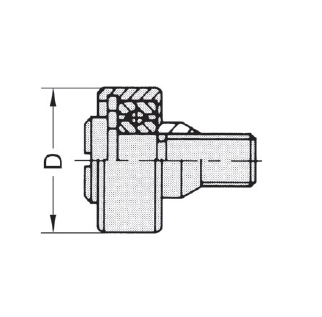 Anlauflagersatz, D=21mm