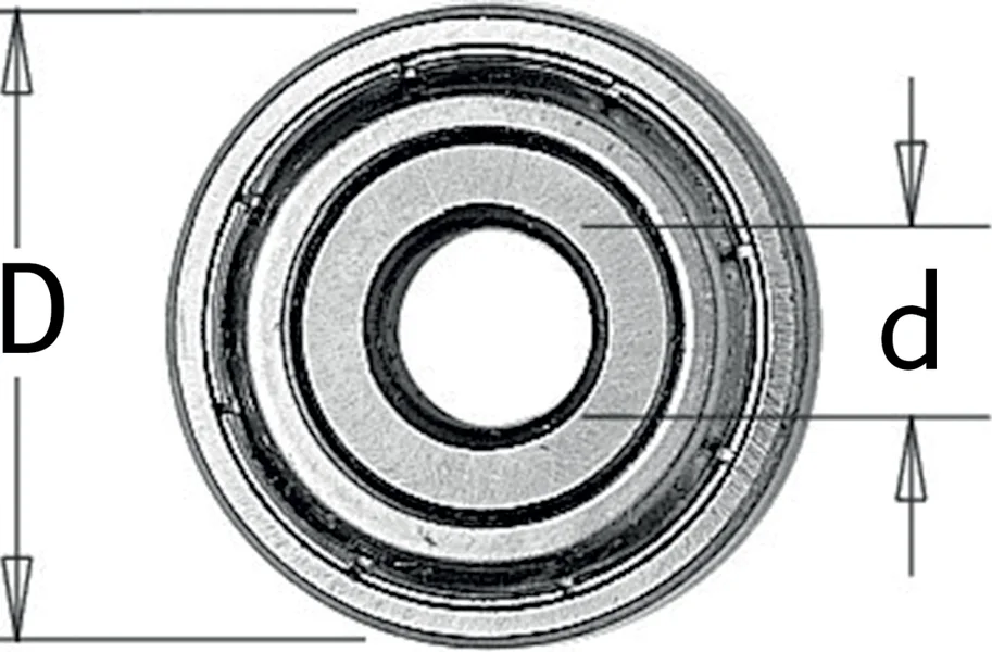 Anlauflager, D=22.2mm, d=4.76mm