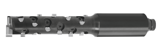 NOVITEC-Vielzahn-Schruppfräser Z3/9, D=24mm, NL=42/48mm, GL=118mm, S=25mm, RL