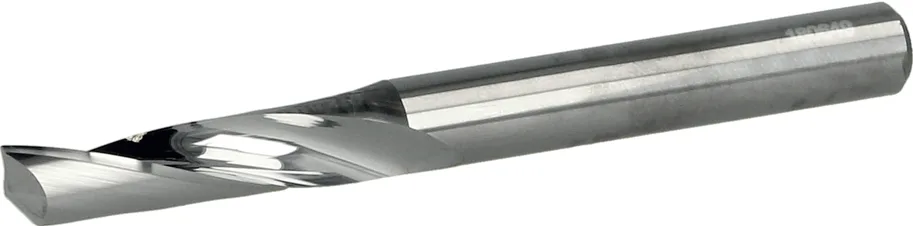 VHM Schlichtfräser für dicke Kunststoffe Z1, kurz, D=5mm, NL=14mm, GL=58mm, S=6mm, RL