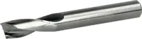 VHM Schaftfräser für dicke Kunststoffe Z2, lang, D=4mm, NL=20mm, GL=80mm, S=6mm. RL