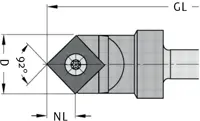 WPL Ziernutfräser Z1, D=24mm, NL=11.8mm, GL=88mm, S=12mm