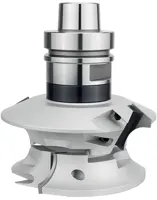 WPL Handlauffräser Z2 mit HSK, D=143mm, A=138mm, d=30mm, R=22.5mm, R