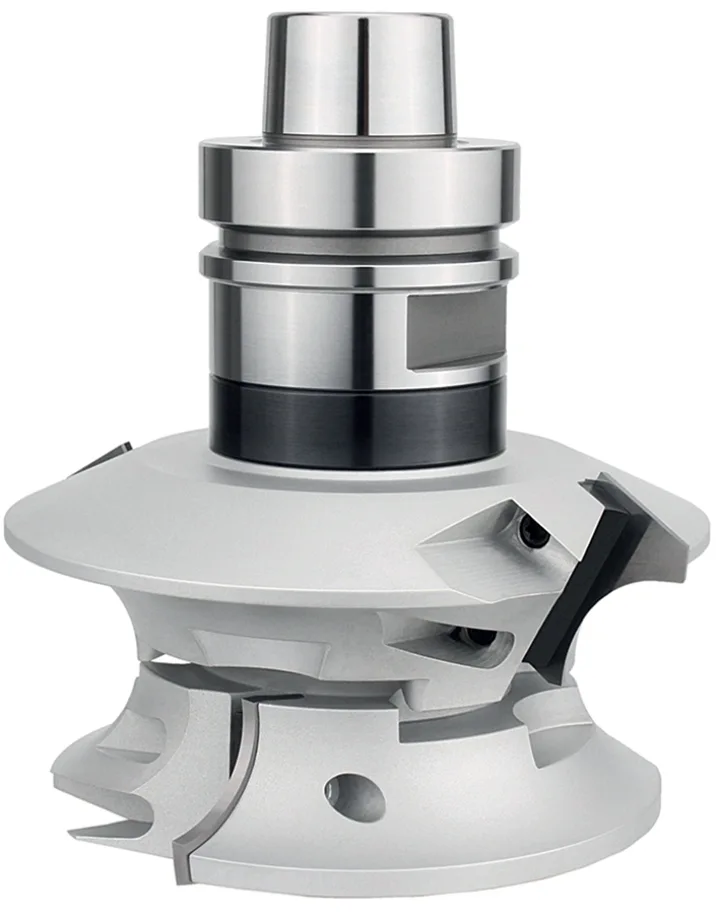 WPL Handlauffräser Z2 mit HSK, D=143mm, A=138mm, d=30mm, R=22.5mm, R