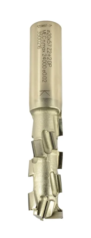 DP Schaftfräser B2.5 Z2+2, D=25mm, NL=86mm, GL=150mm, S=25mm, L