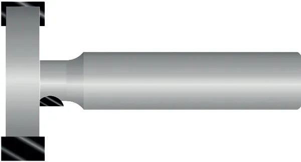 DP T-Nutenfräser Z2, D=33mm, NL=15mm, S=12mm