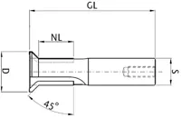 DP Profilfräser Z2, D=30mm, NL=26mm, GL=99mm, S=20mm, L