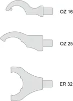Schlüsseleinsatz U-Form, ER32 für Spannmutter M40