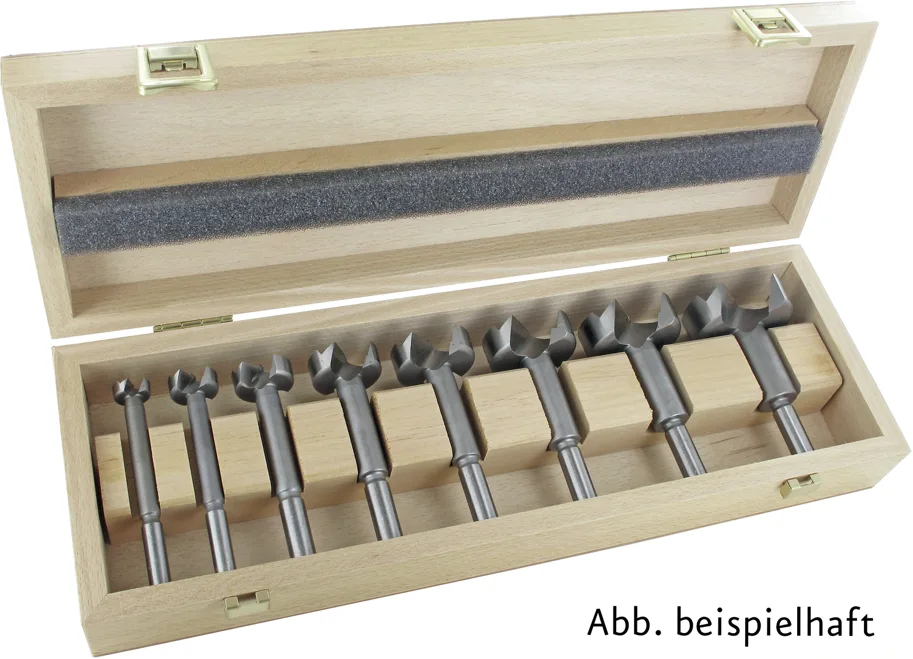 WS Forstnerbohrer Satz, 10-15-18-20-22-25-26-30-35-40