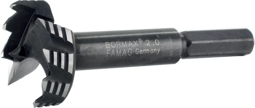 WS Forstnerbohrer Bormax 2.0, D=38mm, GL=90mm, S=10mm