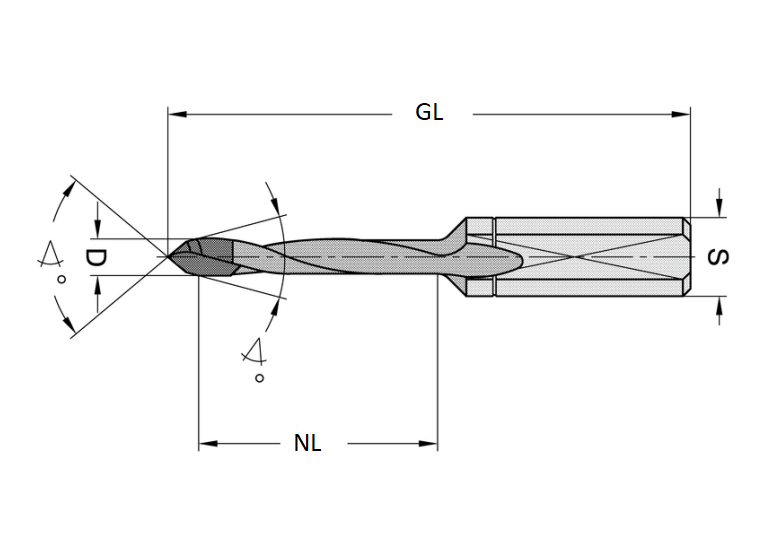 HW Dübelbohrer AGEFA Top Plus, D=5mm, NL=45mm, GL=77mm, S=10x25mm, R