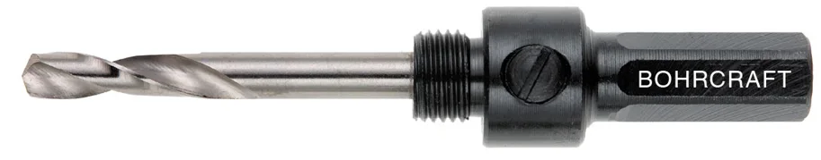 Aufnahmeschaft für Bi-Metall Lochsäge, ø14-30mm, AS11, 6-kant Schaft SW9.5