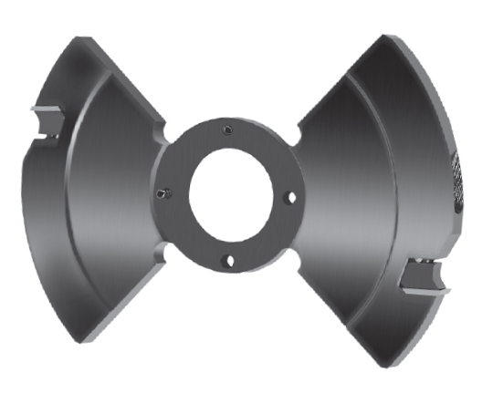 WPL Erweiterungsteil für Verstellnutfräser, D=160mm, SB=15mm, NT=30mm, BO=30(-50)mm, Z2, R