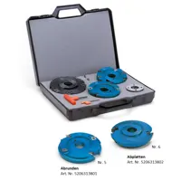 WPL Nut- und Federfräser Set, D=140mm, SB=36.4mm, BO=30(-50)mm, Z2